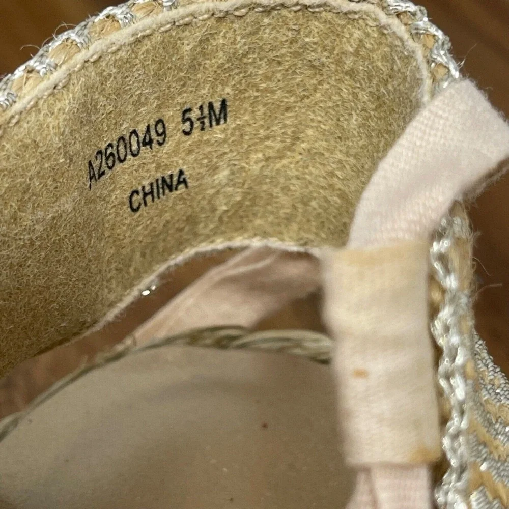 Stuart Weitzman Shoes 5.5 M Cheetah Print Espadrilles Denia‎ Lace Up Ankle Strap